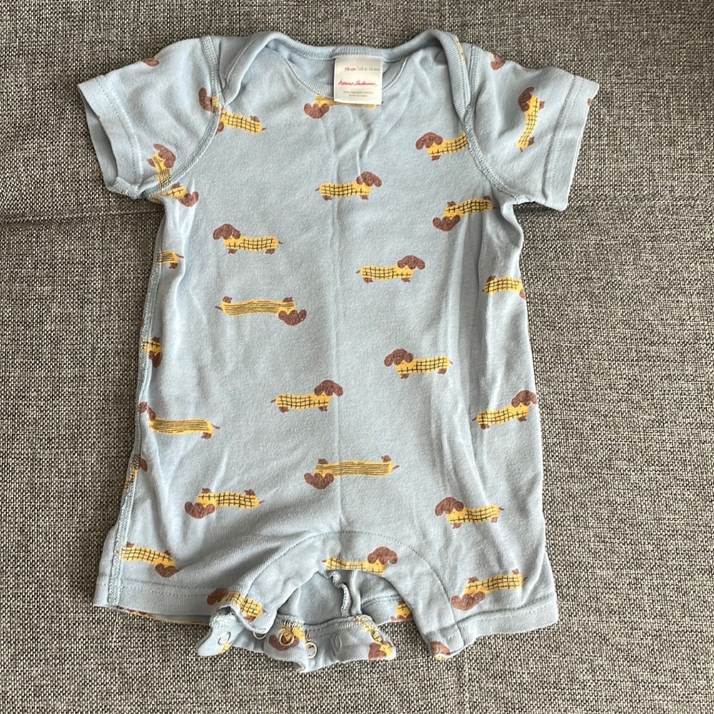Hanna Andersson Dachshund onesie